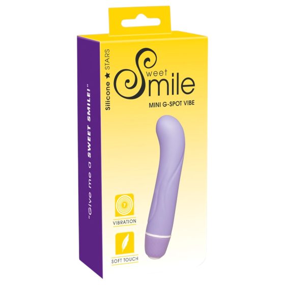 SMILE - mini vibrátor na bod G - malý, lila