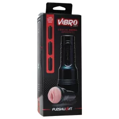 Fleshlight - masturbátor Vibro vagina - růžová
