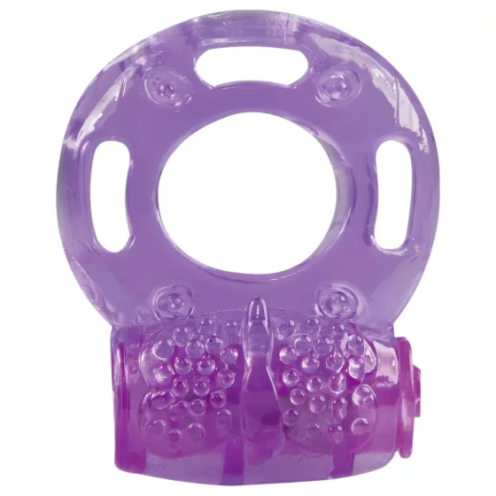 You2Toys - Vibrační erekční kroužek - jednorázový - fialový