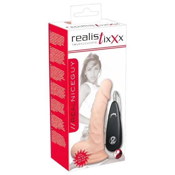 Realistixxx Pravý, přirozený vibrátor (17,5 cm)