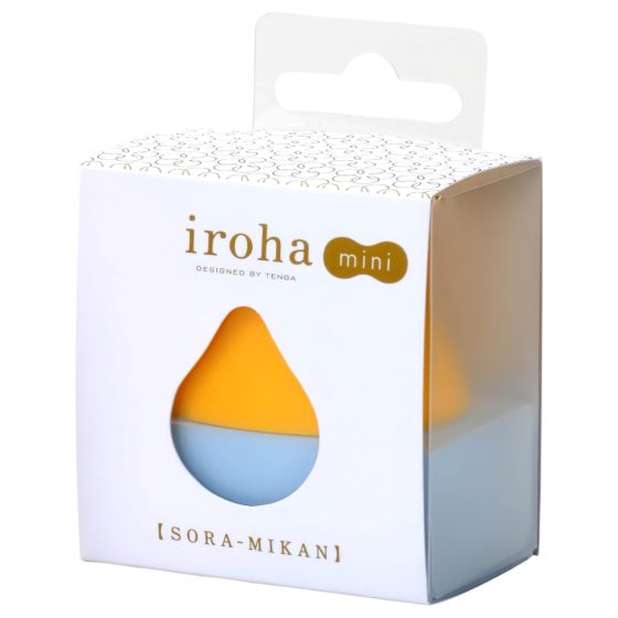 TENGA Iroha mini - mini vibrátor na klitoris (oranžovo-modrá)
