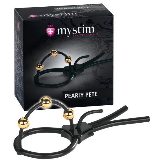mystim Pearly Pete - elektro stimulátor penisu