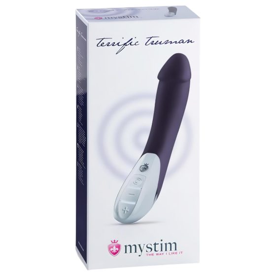 mystim Terrific Truman - 2 motory vibrátor (modrý)