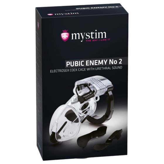 Mystim Pubic Enemy No 2 - elektro penisový klec