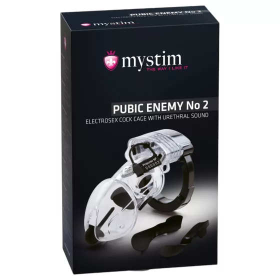 mystim Pubic Enemy No 2 - elektro penisová klec