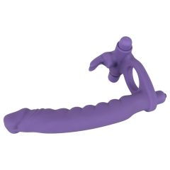   You2Toys - vibrátor 3v1 - anální, vaginální, klitoriální - fialový