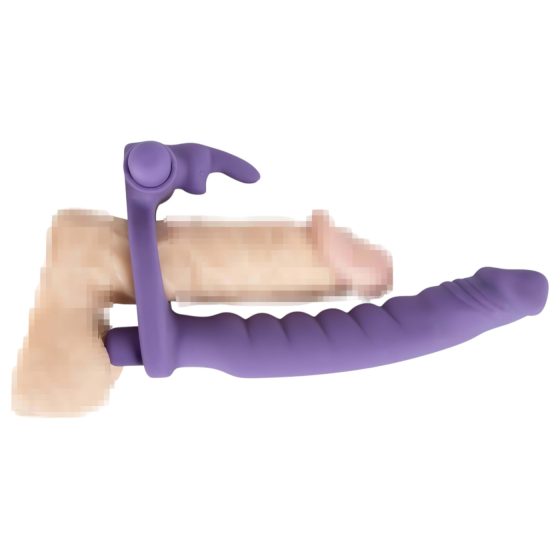 You2Toys - vibrátor 3v1 - anální, vaginální, klitoriální - fialový