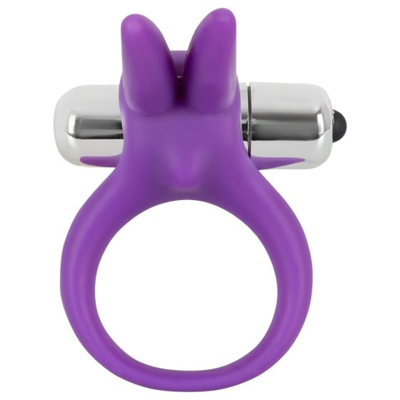SMILE Rabbit - vibrační kroužek na penis (fialová)