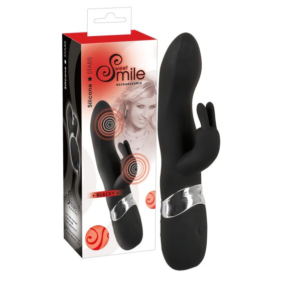 SMILE Blacky - USB 2-motorový vibrátor (černý)