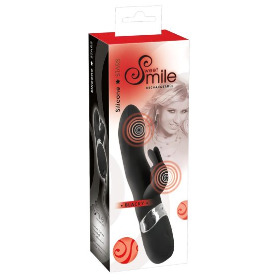SMILE Blacky - USB 2-motorový vibrátor (černý)