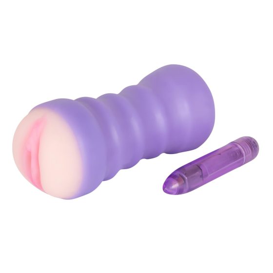 You2Toys - Gina - vibrující vagína (přírodní-fialová)