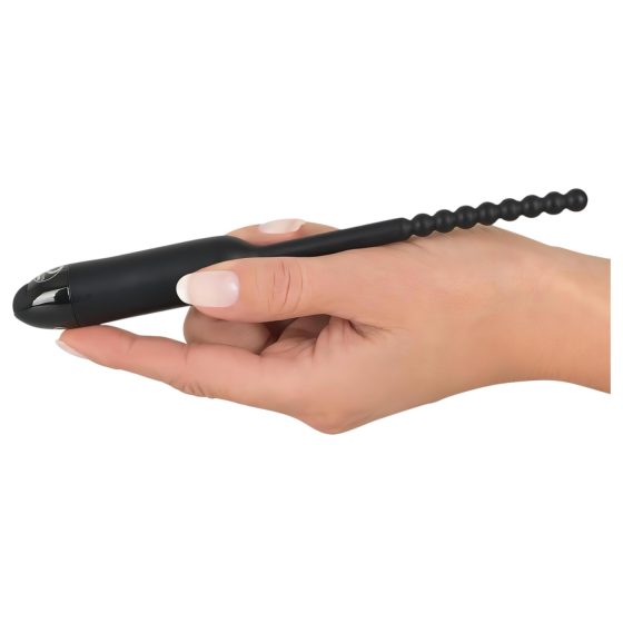 You2Toys Pearl Dilator - Diskrétní korálkový vibrátor do močové trubice - 0,8 cm (černý)