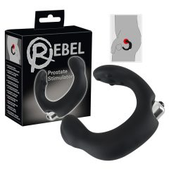 Rebel - zakřivený vibrátor na prostatu (černý)