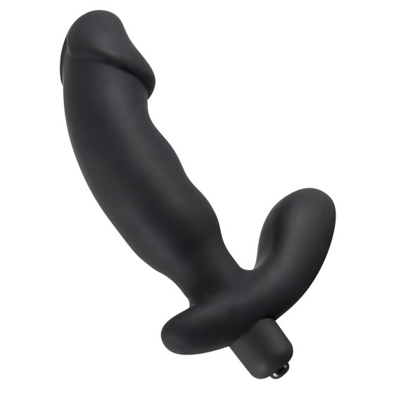 Rebel - prostatický vibrátor s penisem (černý)