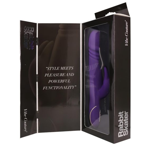 Vibe Couture Rabbit Skater - Zajíčkový, pulzní vibrátor (fialový)