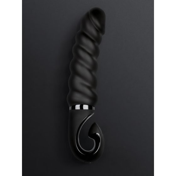 Gvibe G-jack 2 - dobíjecí, vodotěsný silikonový vibrátor (černý)