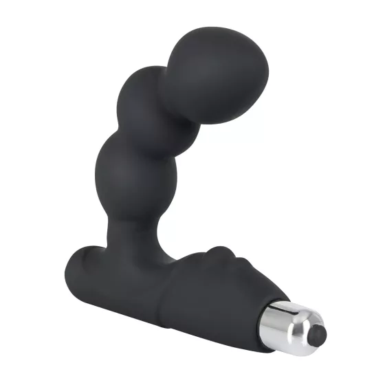 Rebel - vibrátor na prostatu s kuličkami - černý