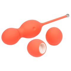   We-Vibe Bloom - nabíjecí venušiné kuličky s vyměnitelnými závažími (oranžové)