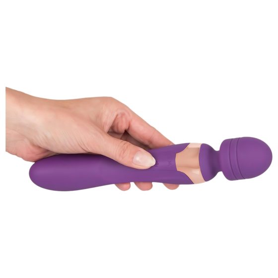 Javida Double - masážní vibrátor (fialový)