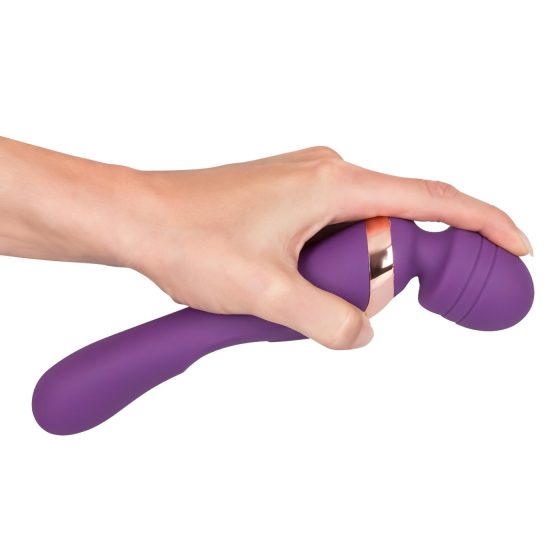 Javida Double - masážní vibrátor (fialový)
