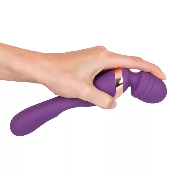 Javida Double - masážní vibrátor - dvojitý - fialový