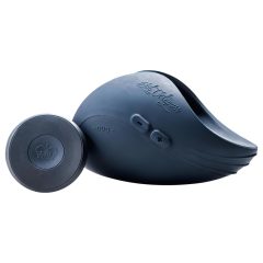   Pulse III Duo - akumulátorový masturbátor a párový vibrátor (šedý)