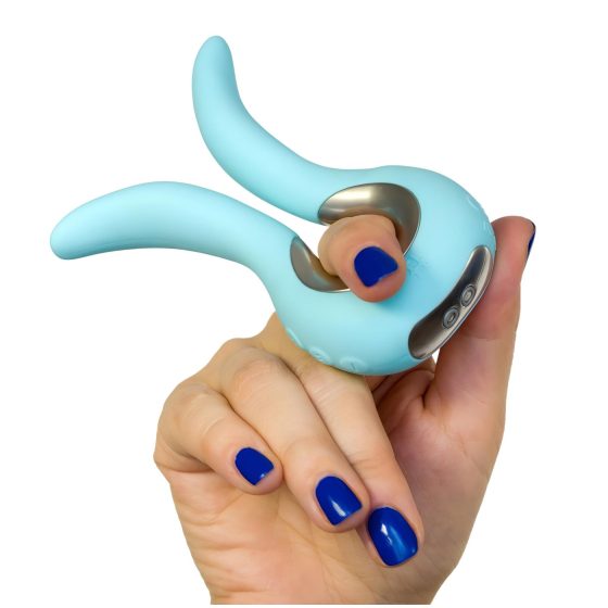 G-vibe Mini - USB silikonový vibrátor (mentolová)