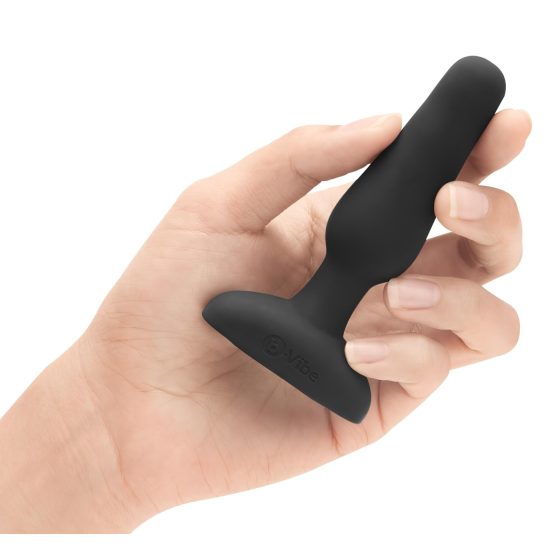 b-Vibe Novice - začátečnický anální vibrátor (černý)