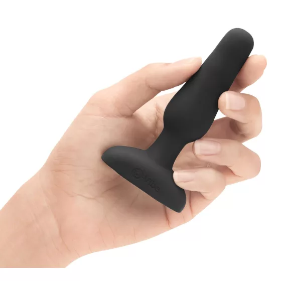 b-Vibe Novice - anální vibrátor pro začátečníky - černý