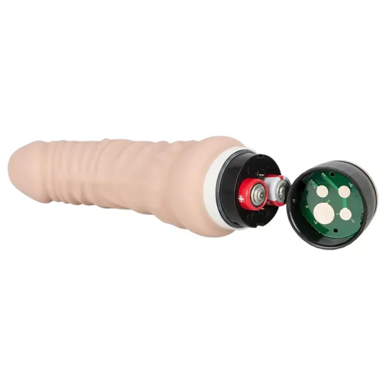 You2Toys - vibrátor realistický - vibrační silikonový - tělová barva