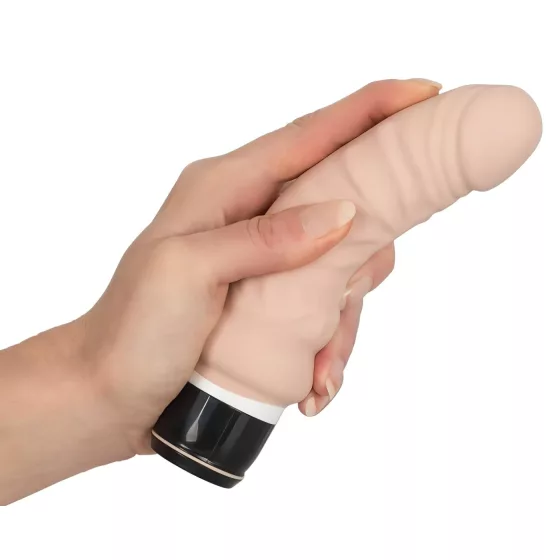 You2Toys - vibrátor realistický - vibrační silikonový - tělová barva