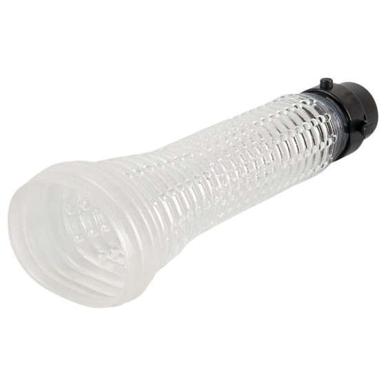 You2Toys - 2v1 - pumpa na penis a masturbátor v jednom (průhledný)