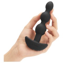   b-Vibe - trojitý anální vibrátor s kuličkami, nabíjecí (černý)