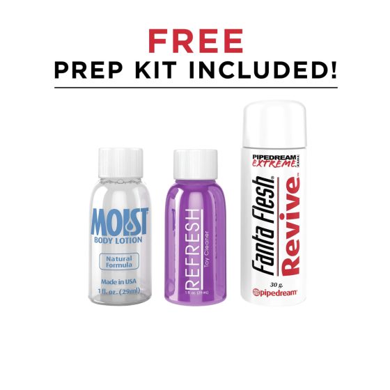 PDX - masturbátor pro muže - sání a vibrace - černý