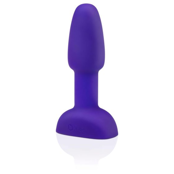 b-Vibe Rimming - rotační korálkový anální vibrátor (fialový)