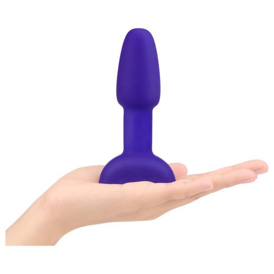 b-Vibe Rimming - rotační korálkový anální vibrátor (fialový)
