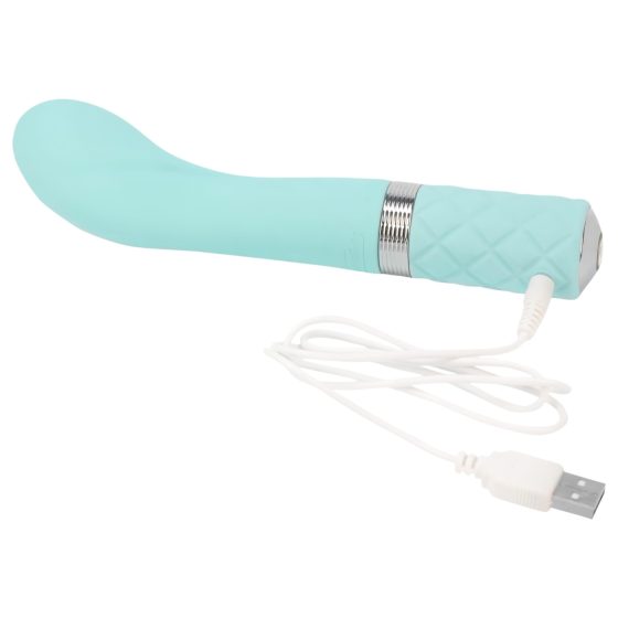 Pillow Talk Sassy - akumulátorový G-bod vibrátor (tyrkysový)
