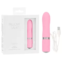   Pillow Talk Flirty - vibrátor na klitoris - dobíjecí - růžový