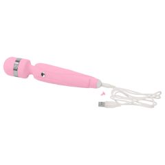   Pillow Talk Cheeky Wand - akumulátorový masážní vibrátor (růžový)