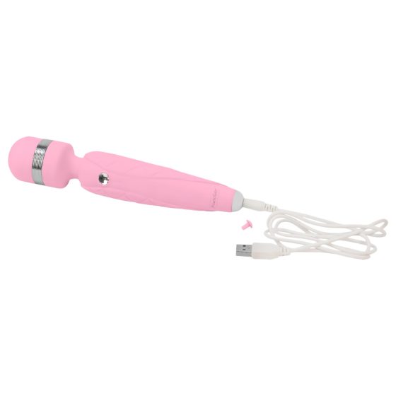 Pillow Talk Cheeky Wand - akumulátorový masážní vibrátor (růžový)