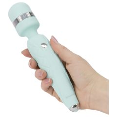   Pillow Talk Cheeky Wand - akumulátorový masážní vibrátor (tyrkysový)