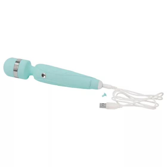Pillow Talk Cheeky Wand - masážní vibrátor na baterie - tyrkysový