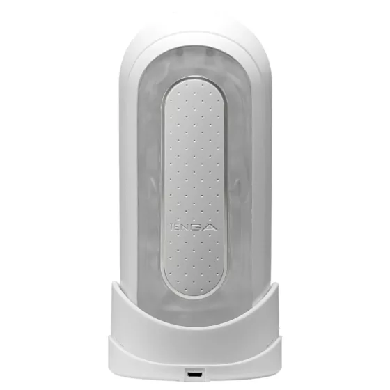 TENGA Flip Zero - vibrační masturbátor - bílý