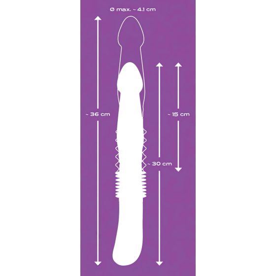 You2Toys - Push it - akumulátorový anální vibrátor (černý)