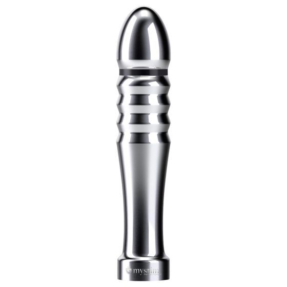 Mystim Funky Fella - žebrované elektro dildo