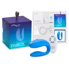   We-Vibe Match - párový vibrátor - voděodolný, nabíjecí - modrý