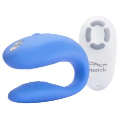   We-Vibe Match - vodotěsný, nabíjecí partnerský vibrátor (modrý)