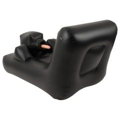 Dark Magic - elektrický sex-stroj s lůžkem (černá)