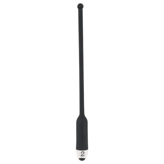 You2Toys DILATOR - silikonový močový vibrátor - černý (8-11 mm)