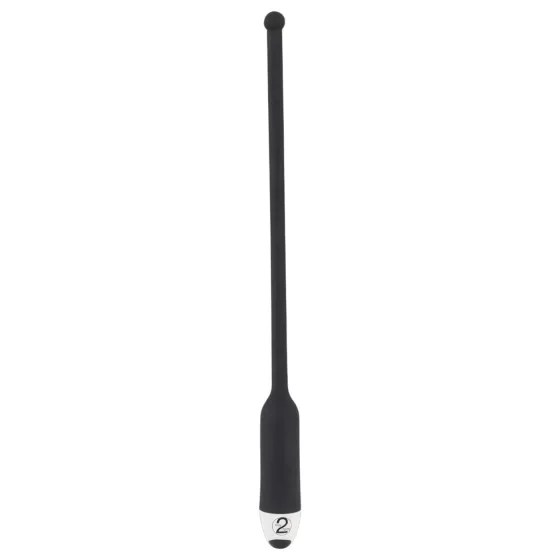 You2Toys - vibrátor dilatátor - silikon, vibrační, černý, 8-11 mm